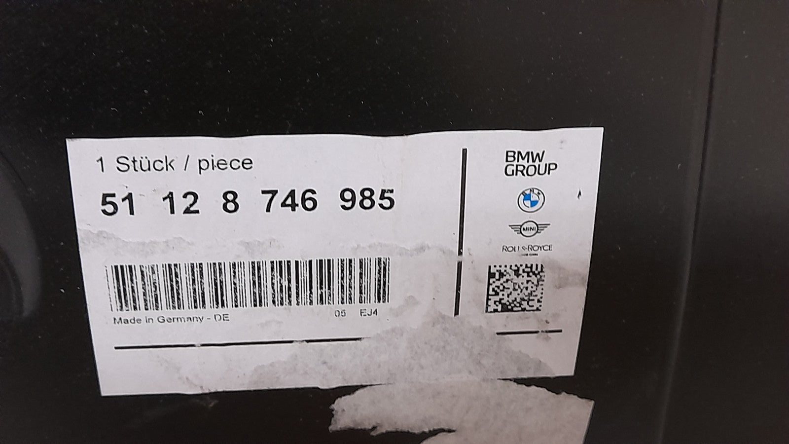 Original BMW 5ER G31 LCi MSP Stoßstange HINTEN LINKS FÜHRUNGSBÜGEL 51128746985