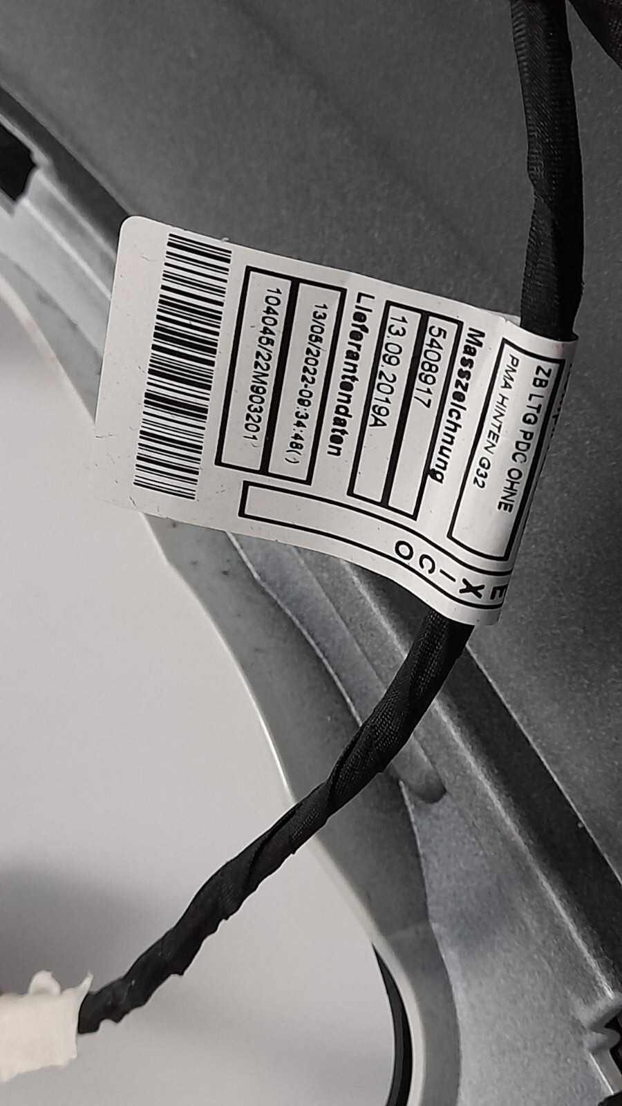 BMW 6er G32 LCI stossfänger hinten Weiss Mineralweiss bumper PDC