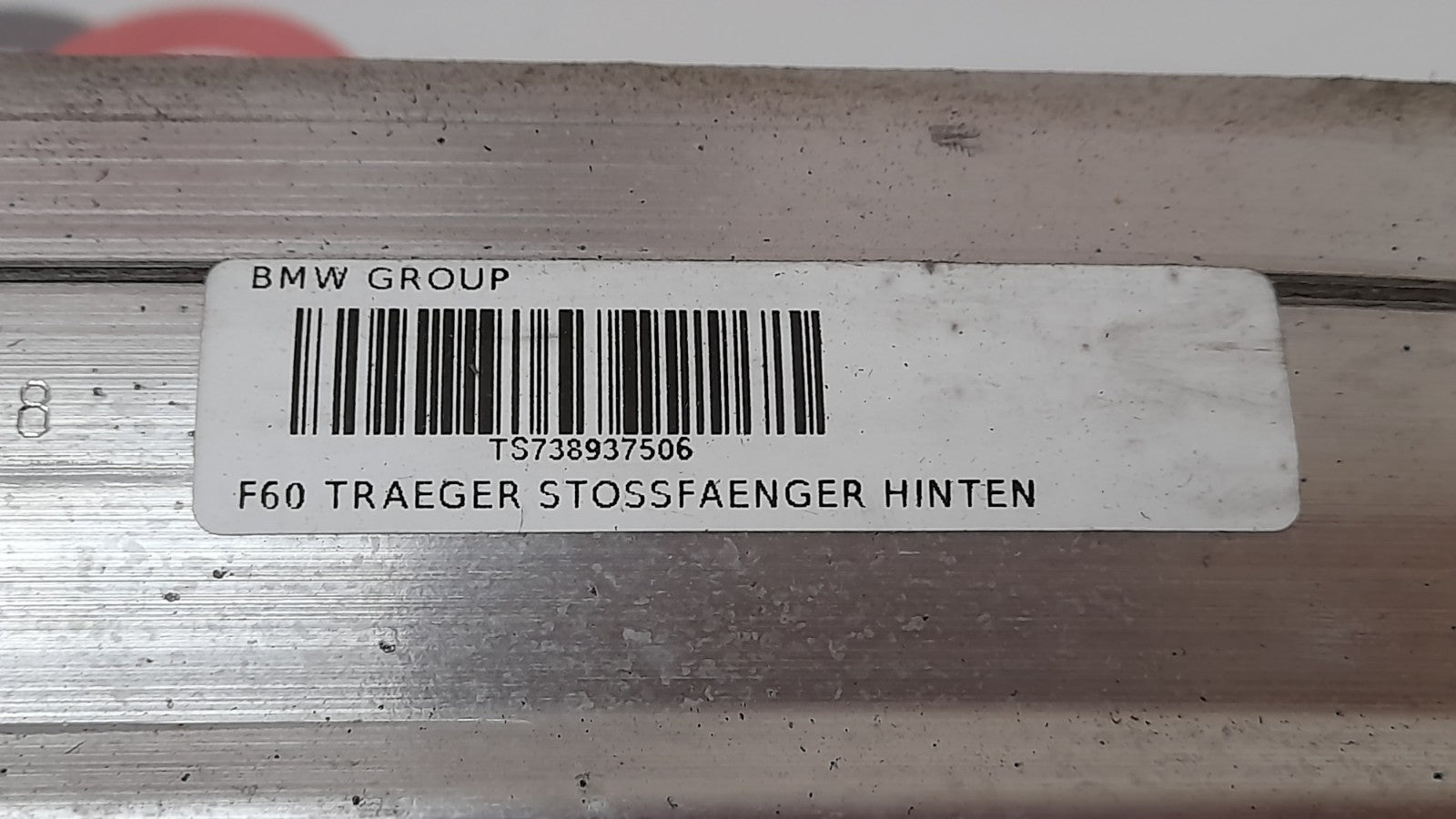 Original BMW MINI F60 TS738937506 TRAEGER STOSSFAENGER HINTEN