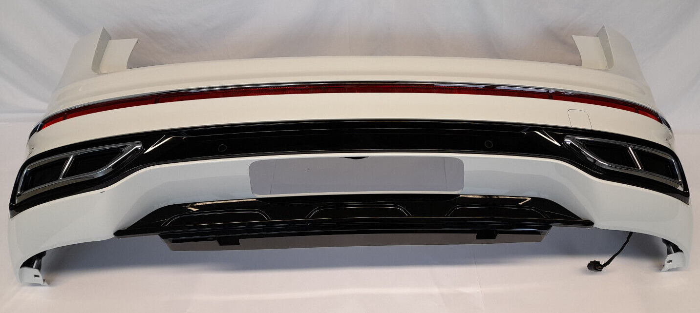 Original VW Tiguan AX1 R-Line Facelift Stoßstange Stoßfänger hinten PureWhiteC9A