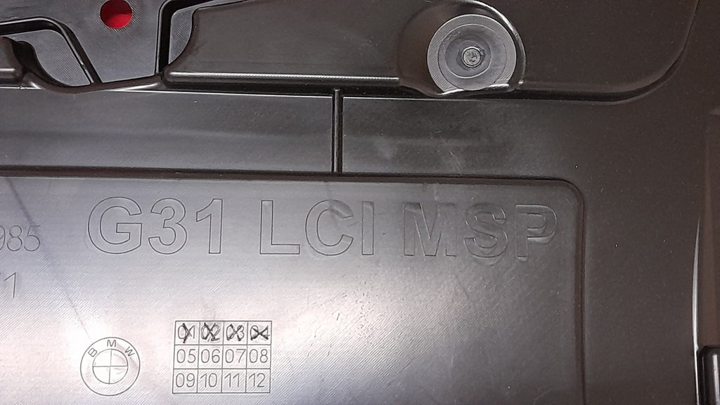 Original BMW 5ER G31 LCi MSP Stoßstange HINTEN LINKS FÜHRUNGSBÜGEL 51128746985