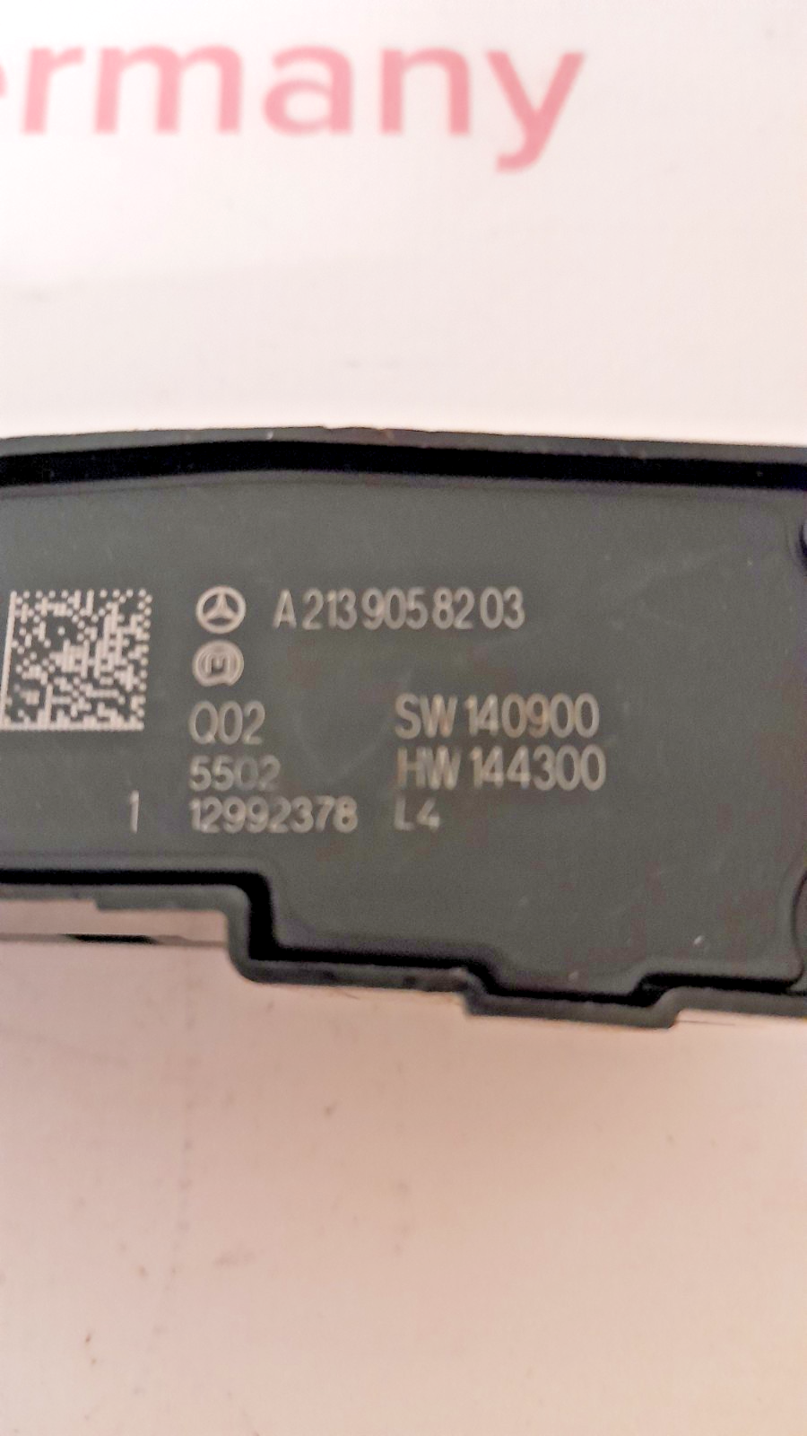 Original Mercedes A2139058203 SCHALTERBLOCK SWITCH BLOCK