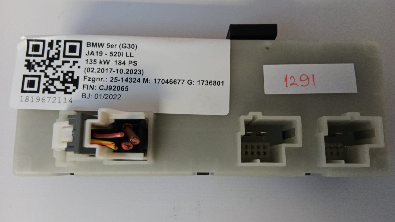 BMW Original Steuergerät Heckklappenfunktionsmodul 61355A19DB2