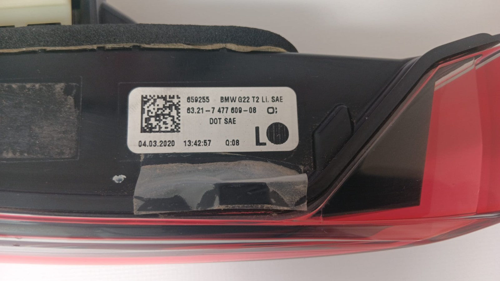 BMW 4er, I4- G22-23-26/G82-83  US Heckleuchte Rückleuchte 7477609 Links Rearlamp