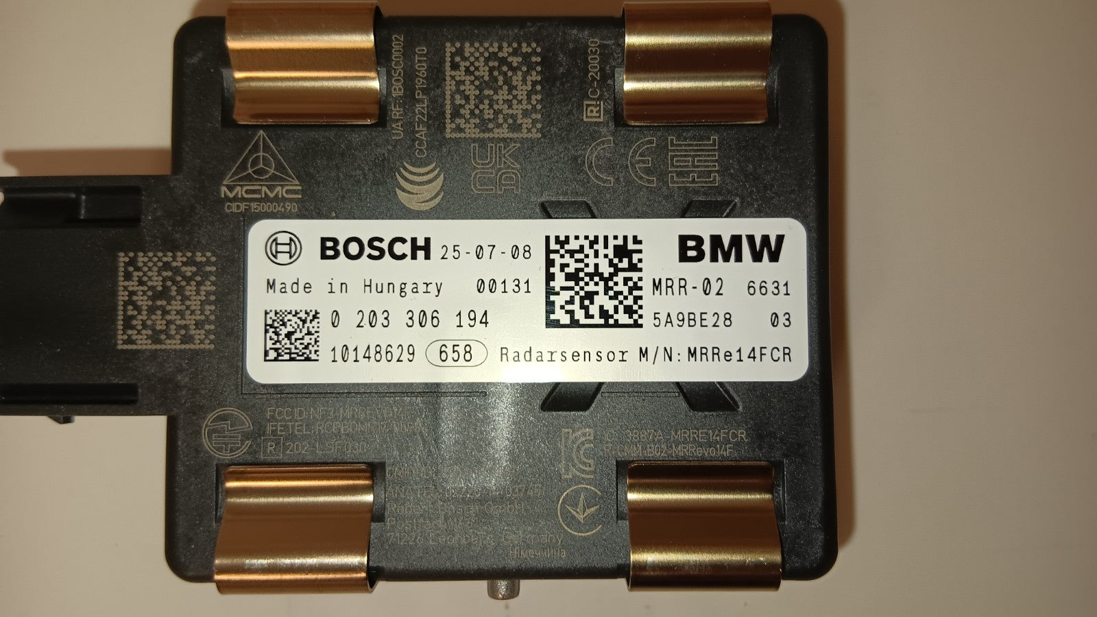 Original BMW Frontradarsensor 66315A9BE28