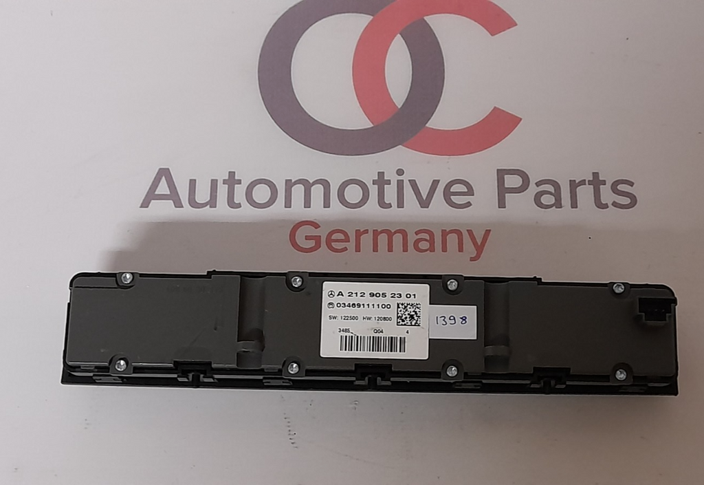 Original MERCEDES-BENZ E W212 A2129052301  SCHALTERBLOCK SWITCH BLOCK