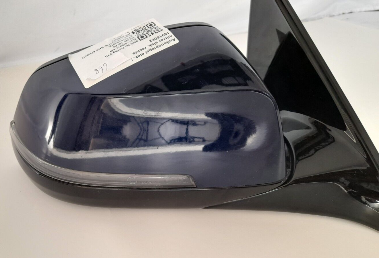 Original BMW 5er Touring F 11 Mirror Außenspiegel transanit-blau metallic blau