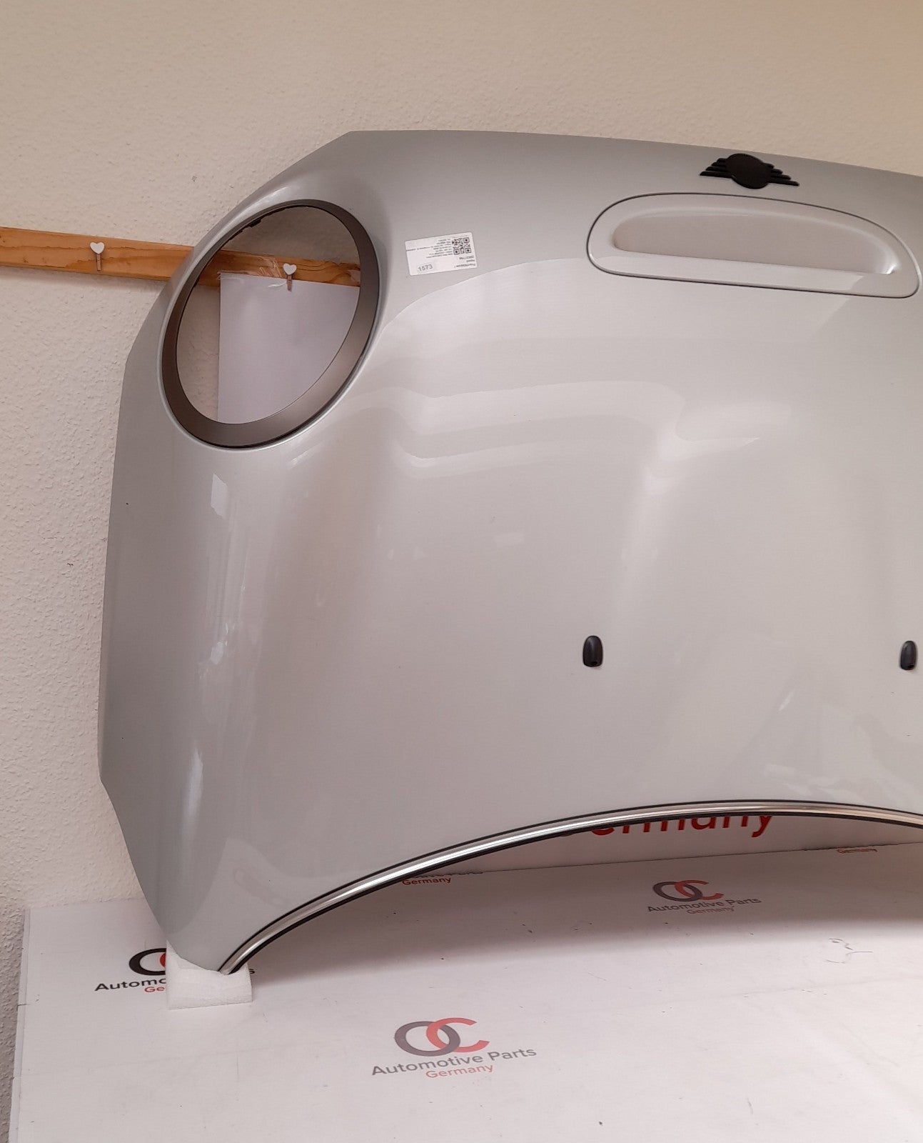 Mini Cabriolet F57 Motorhaube Front klappe hood white-silver metallic 8499869