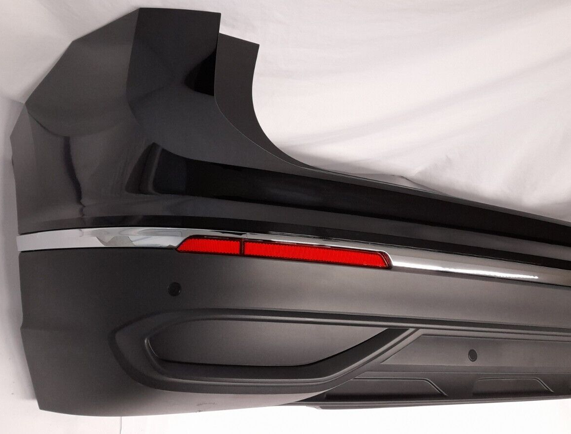 Original VW Tiguan AX1 Facelift Stoßstange Stoßfänger hinten Deepblack C9X
