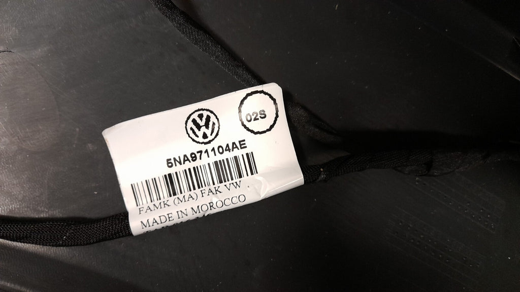 Original VW Tiguan AX1 Facelift Stoßstange Stoßfänger hinten Deepblack C9X