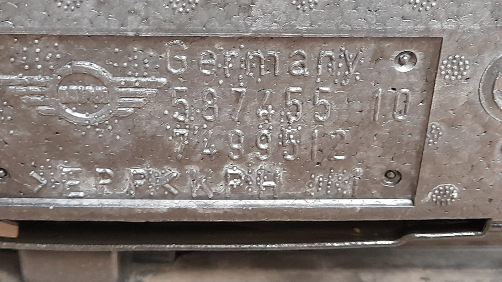 Original BMW Mini F56 BEV Cooper Vorderwand Träger  vorne front panel frontträge [650]
