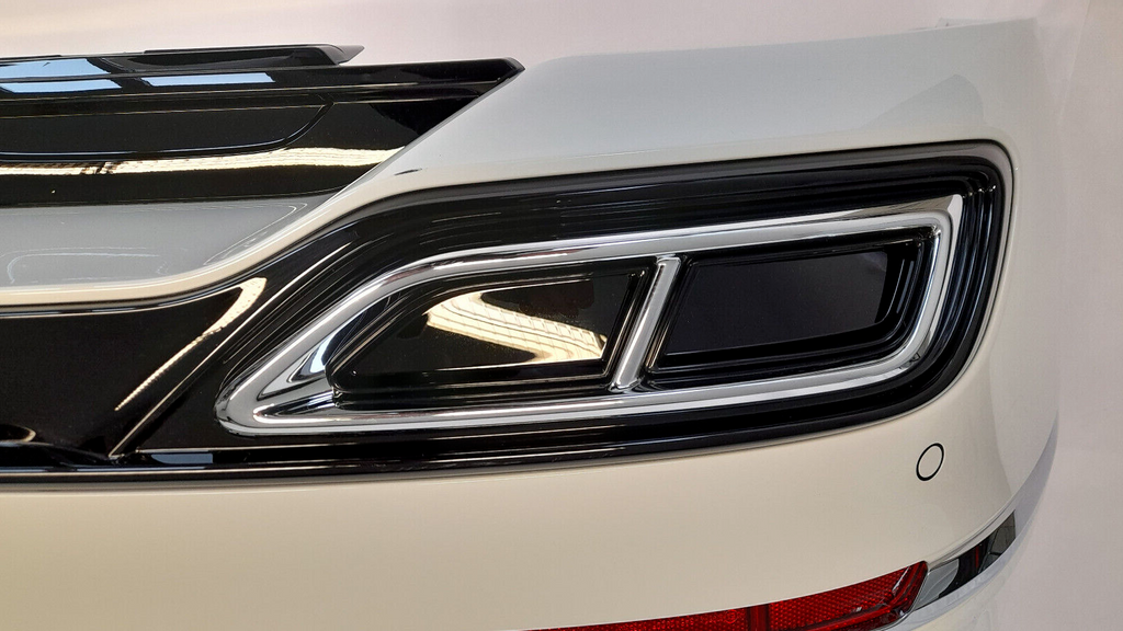 Original VW Tiguan AX1 R-Line Facelift Stoßstange Stoßfänger hinten PureWhiteC9A