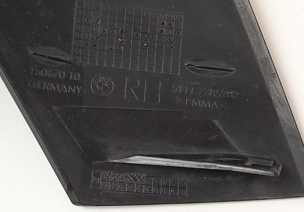 Original BMW 5 G30 G31 Stoßstange Rechts SCHUTZLEISTE SPORT 51117385282