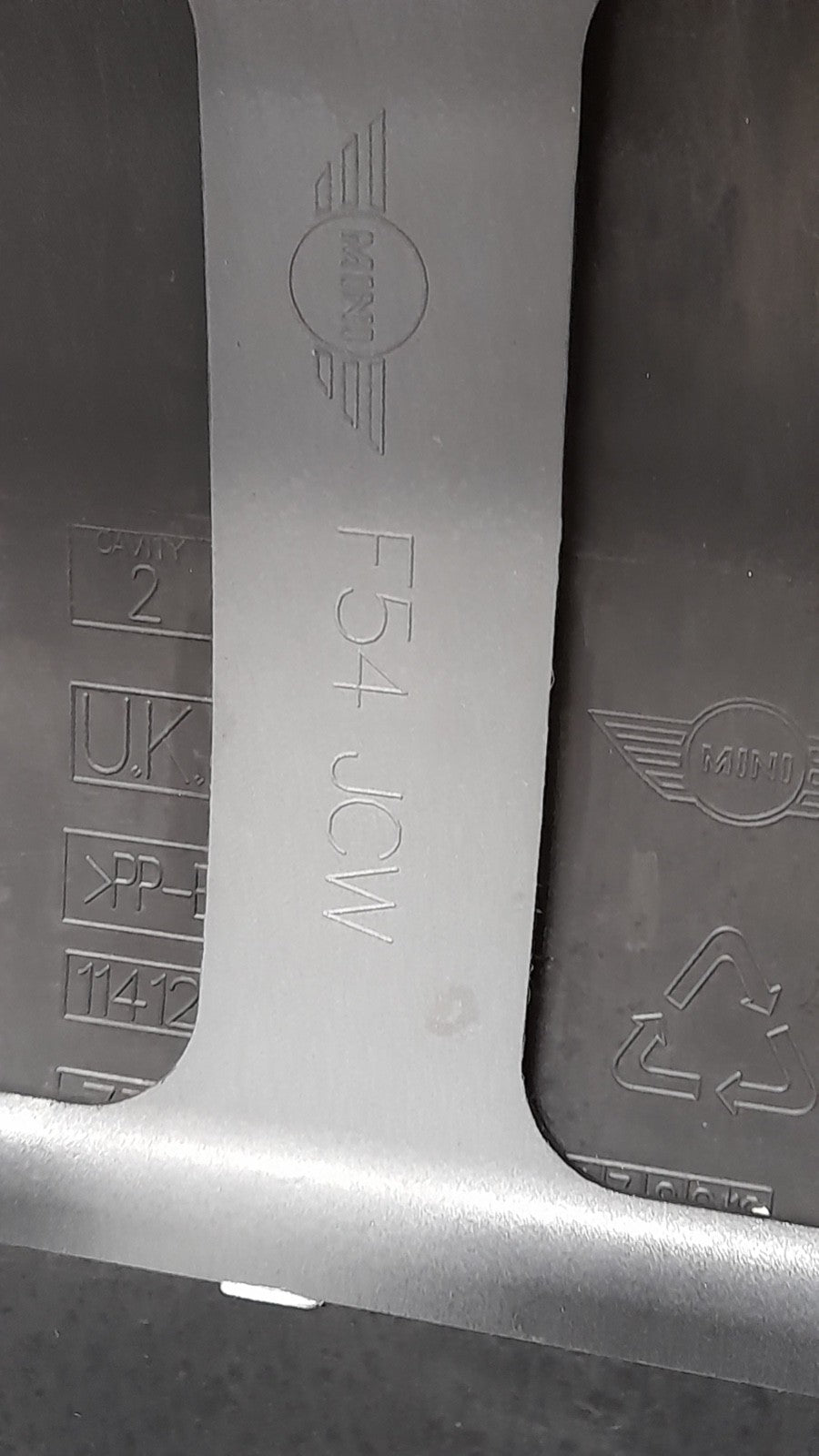 Original Mini Clubman F54 Stoßfänger vorne bumper midnight-black metallic