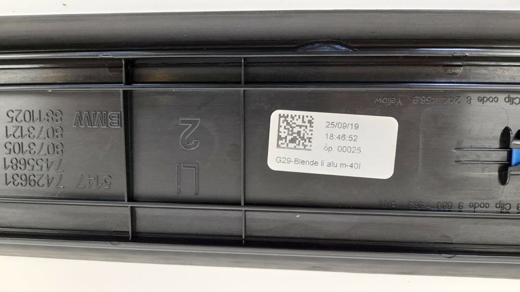 BMW Z4 M40i G29 3.0i  EINSTIEGSLEISTEN SATZ BLENDE DOOR SILLS EINSTIEG links