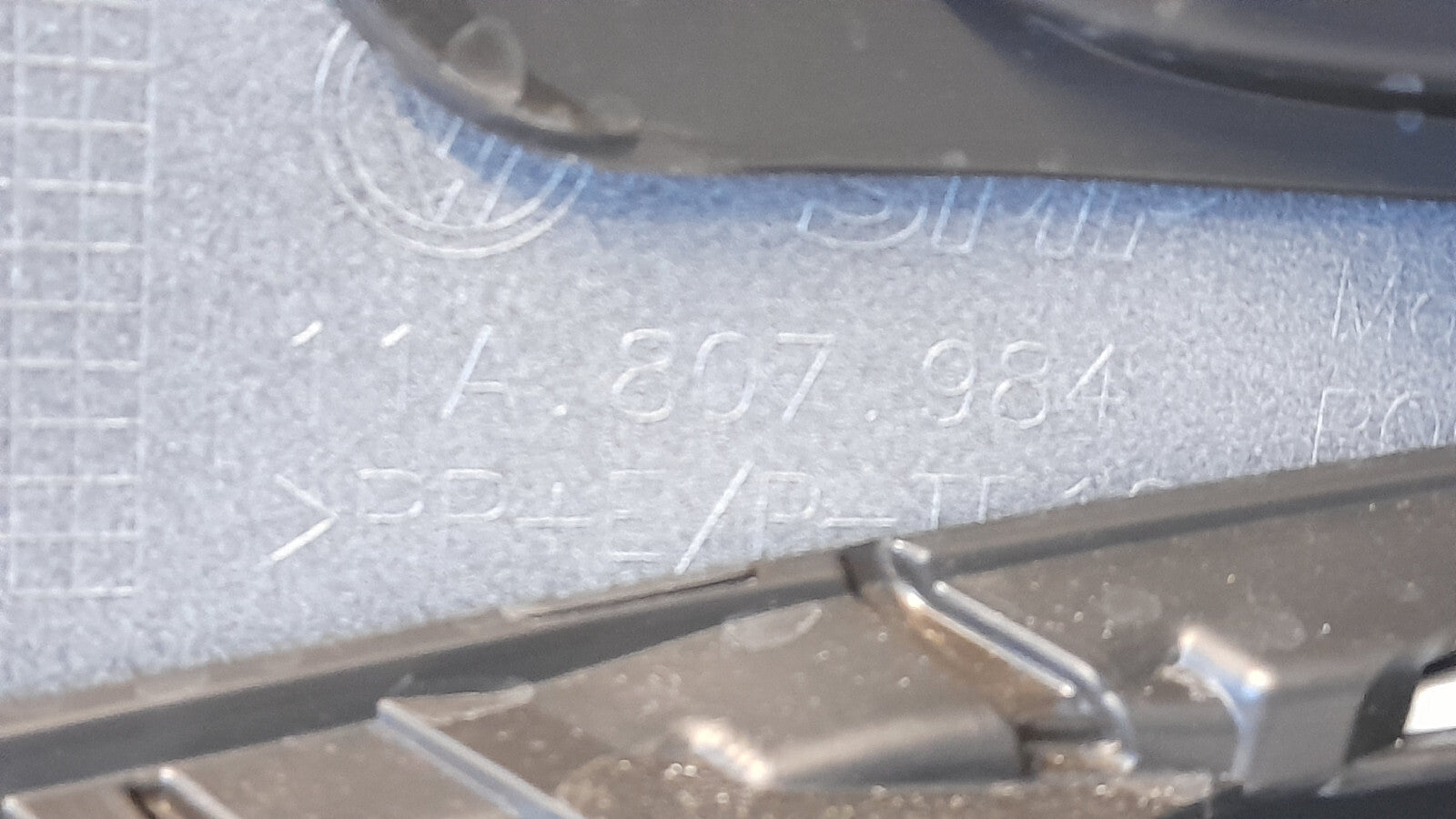 Original VW ID.4 ID.5 Stoßstange Stoßfänger hinten Gletscherweiss S9R