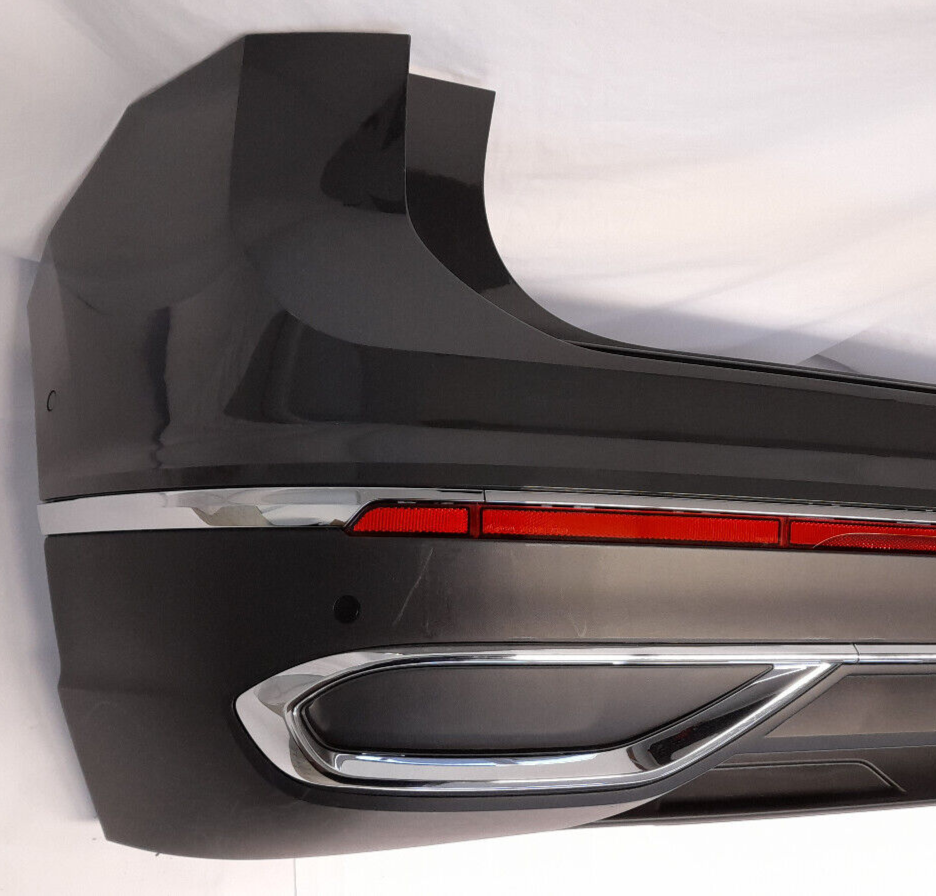 Original VW Tiguan AX1 Facelift Stoßstange Stoßfänger hinten Uranogrey 6 x PDC