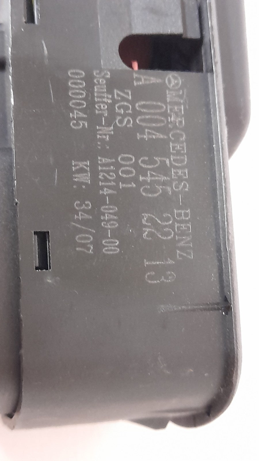 Original Mercedes-Benz Schalterfeld Bedienteil A0045452213 [45]