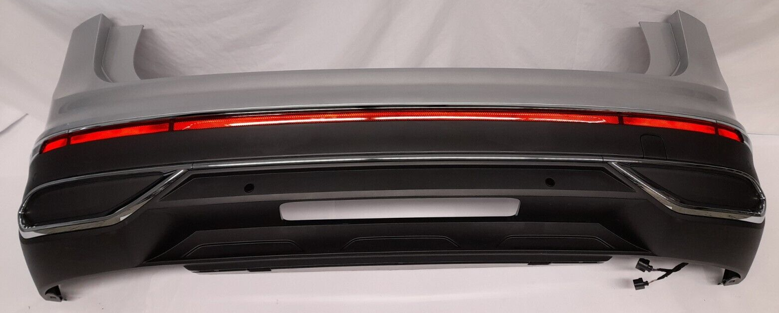 Original VW Tiguan AX1 Facelift Stoßstange Stoßfänger hinten Reflexsilber 6x PDC