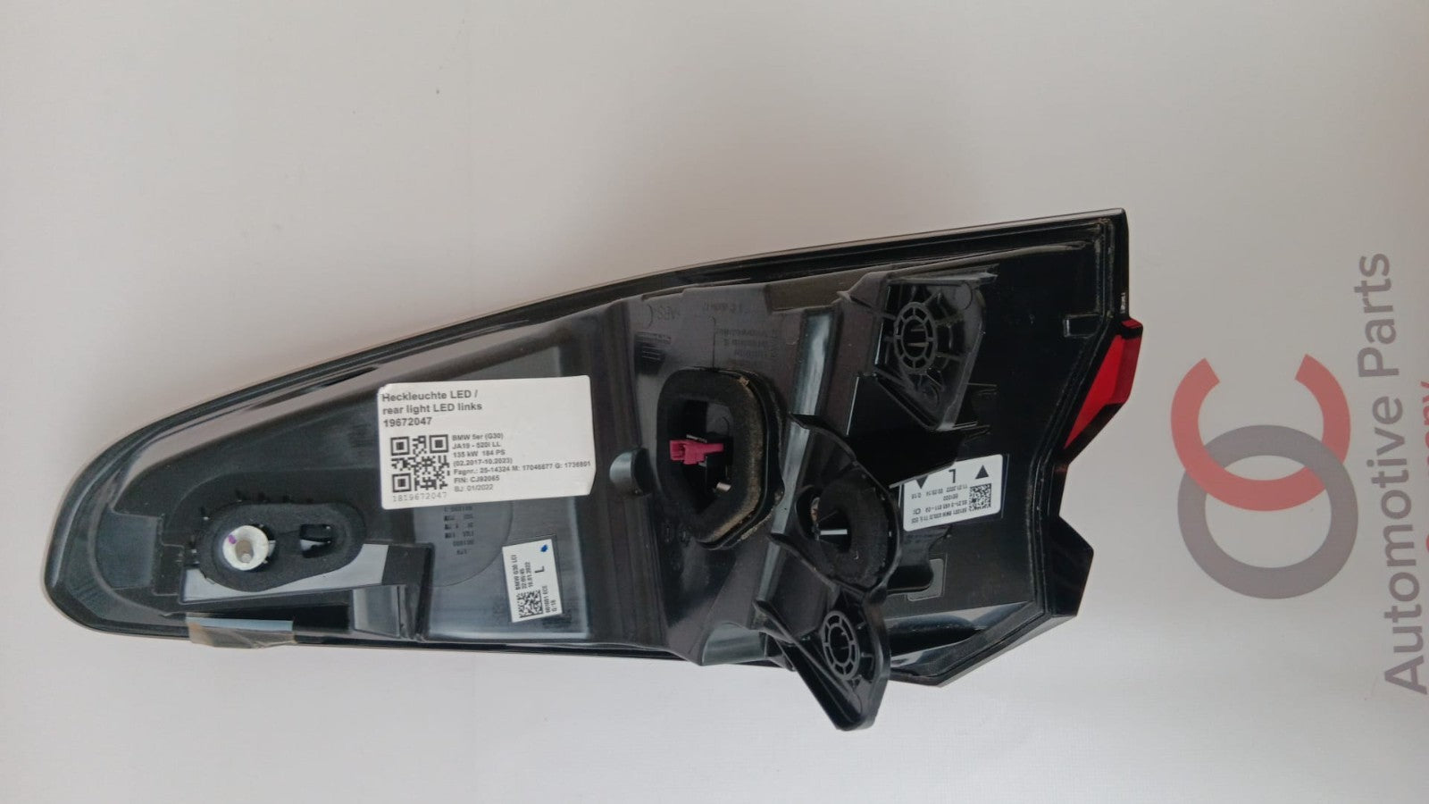 BMW 5 G30 LCI Rückleuchte 8493811 Links Rearlamp
