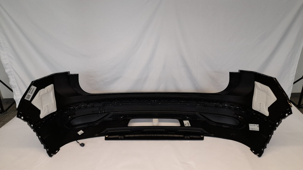 Original VW Tiguan AX1 Facelift Stoßstange Stoßfänger hinten Deepblack C9X [359]