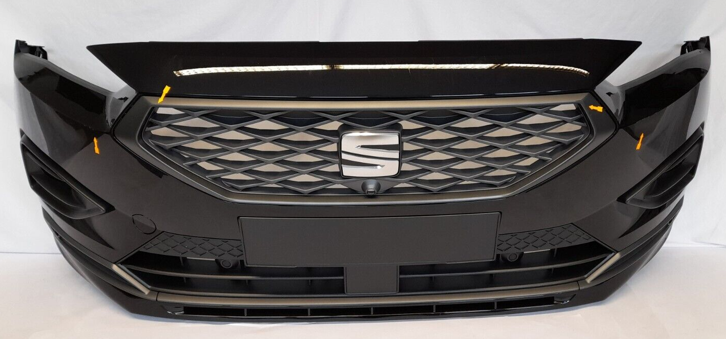 Original SEAT Tarraco Stoßstange Bumper vorne   6 PDC DEEPBLACK C9X