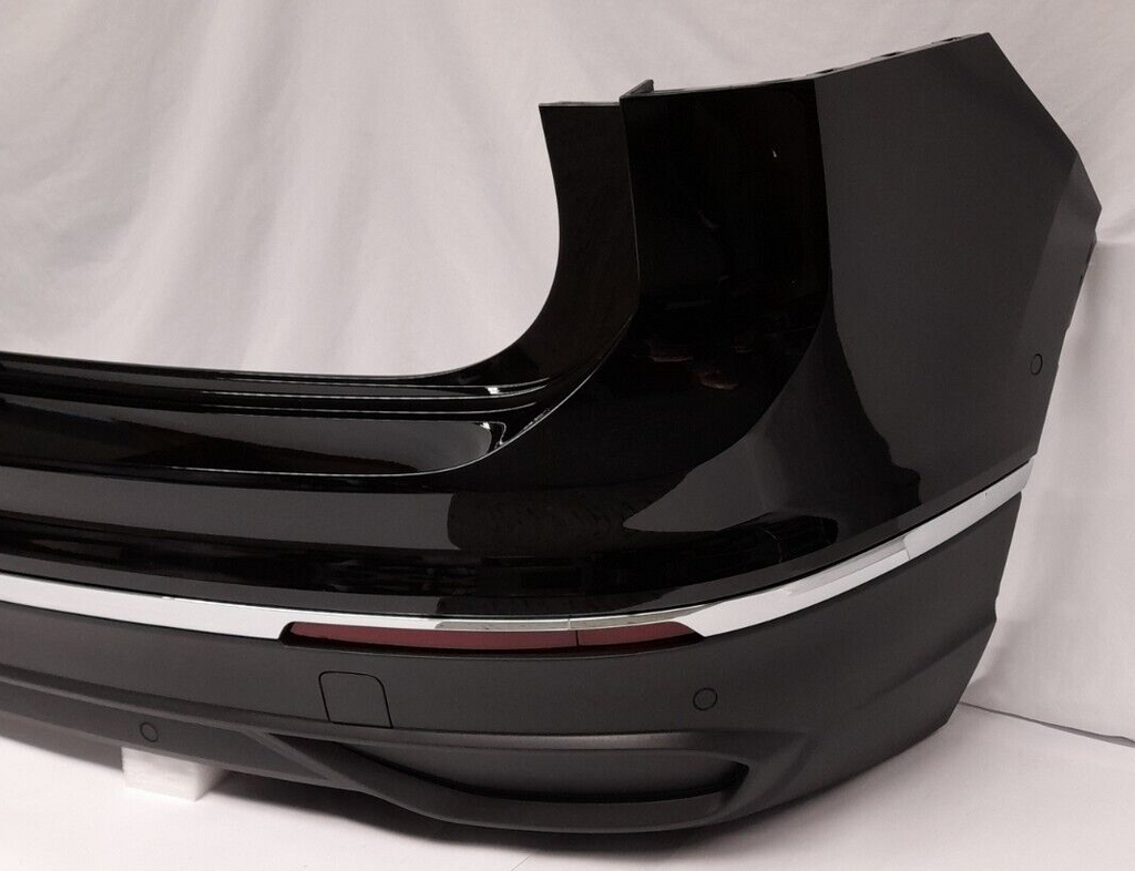 Original VW Tiguan AX1 Facelift Stoßstange Stoßfänger hinten Deepblack C9X 6xPDC