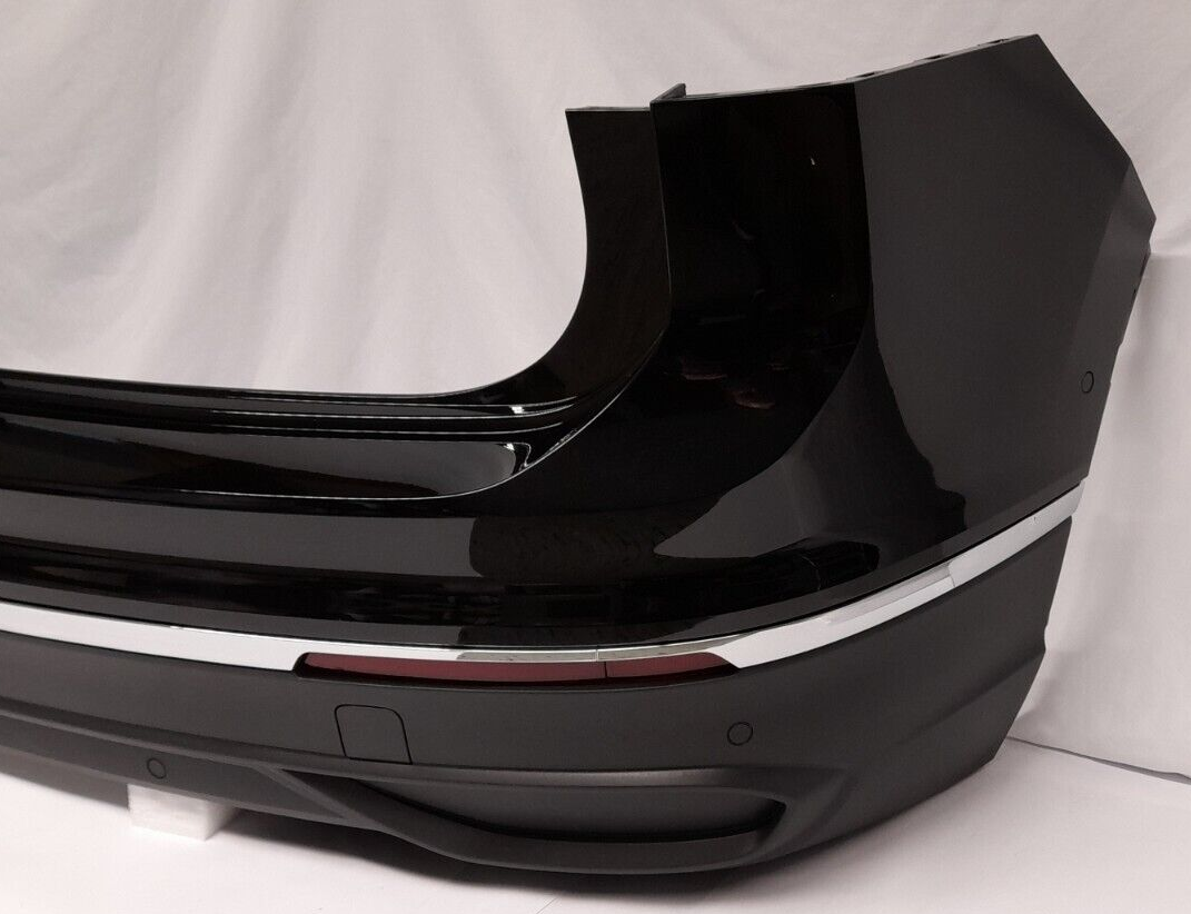 Original VW Tiguan AX1 Facelift Stoßstange Stoßfänger hinten Deepblack C9X 6xPDC