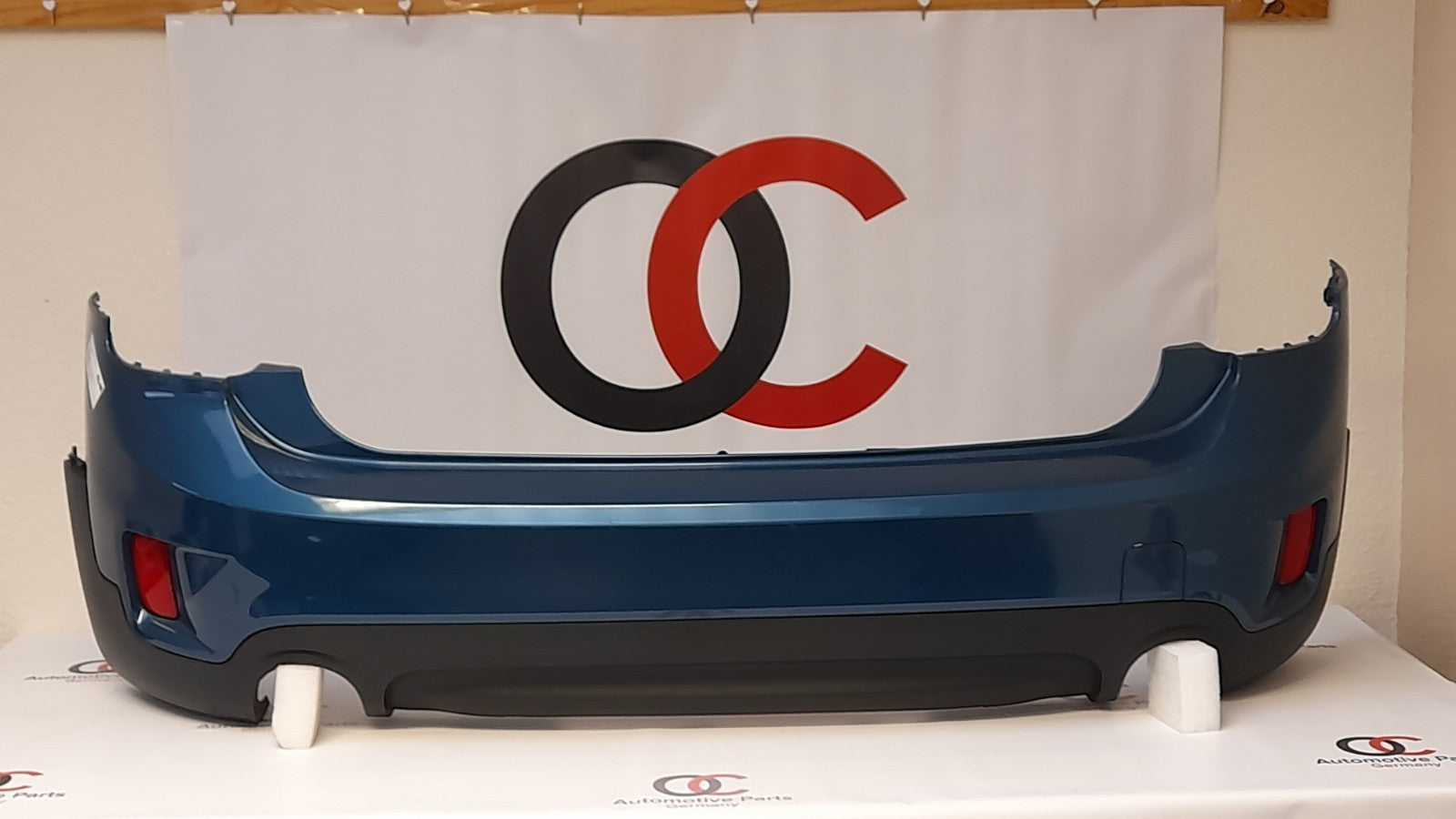 Original Mini  F60 Countryman sport Stoßfänger hinten island-blue metallic