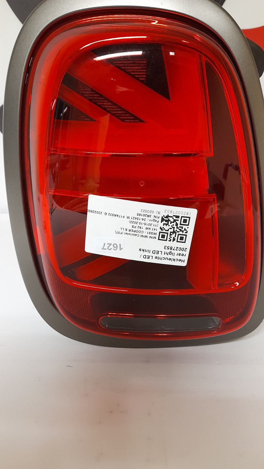 MINI Cabriolet F57 Heckleuchte LED Links Union Jack, rear light left H37435133