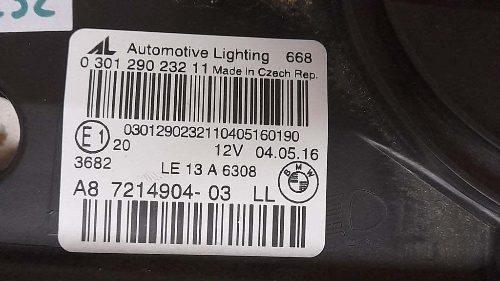 Original BMW 2er F45 F46 Voll LED Scheinwerfer Rechts 7214904-03 LL Headlight