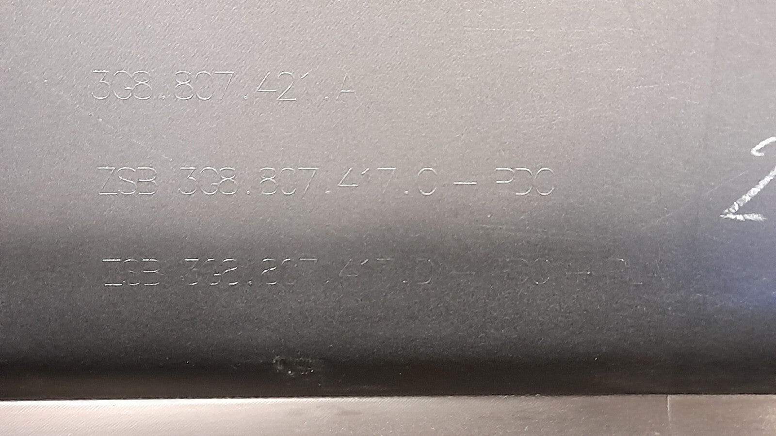 Original Stoßstange Stoßfänger hinten VW ARTEON 3H Facelift "R" Mondsteingrau [699]