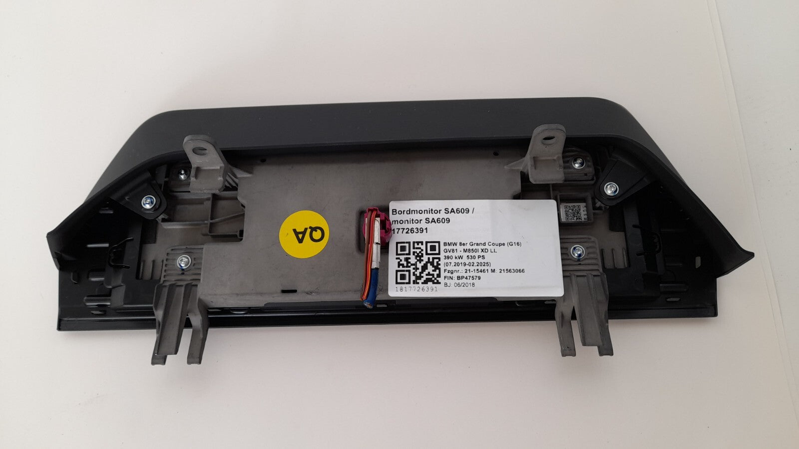 BMW 8er G16 Bordmonitor SA609 Display Central Information CID Anzeige 8798746 [510]