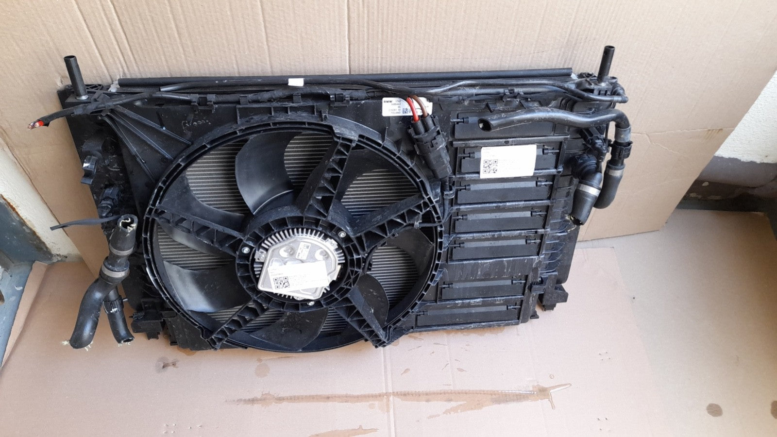 Original Mini Cabriolet F57 Kühlerpaket Kühlerlüfter fan cooler wasserkühler