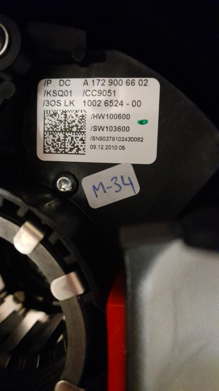 Original Mercedes Lenksteuergerät Lenkstockschalter Schleifring A1729006602