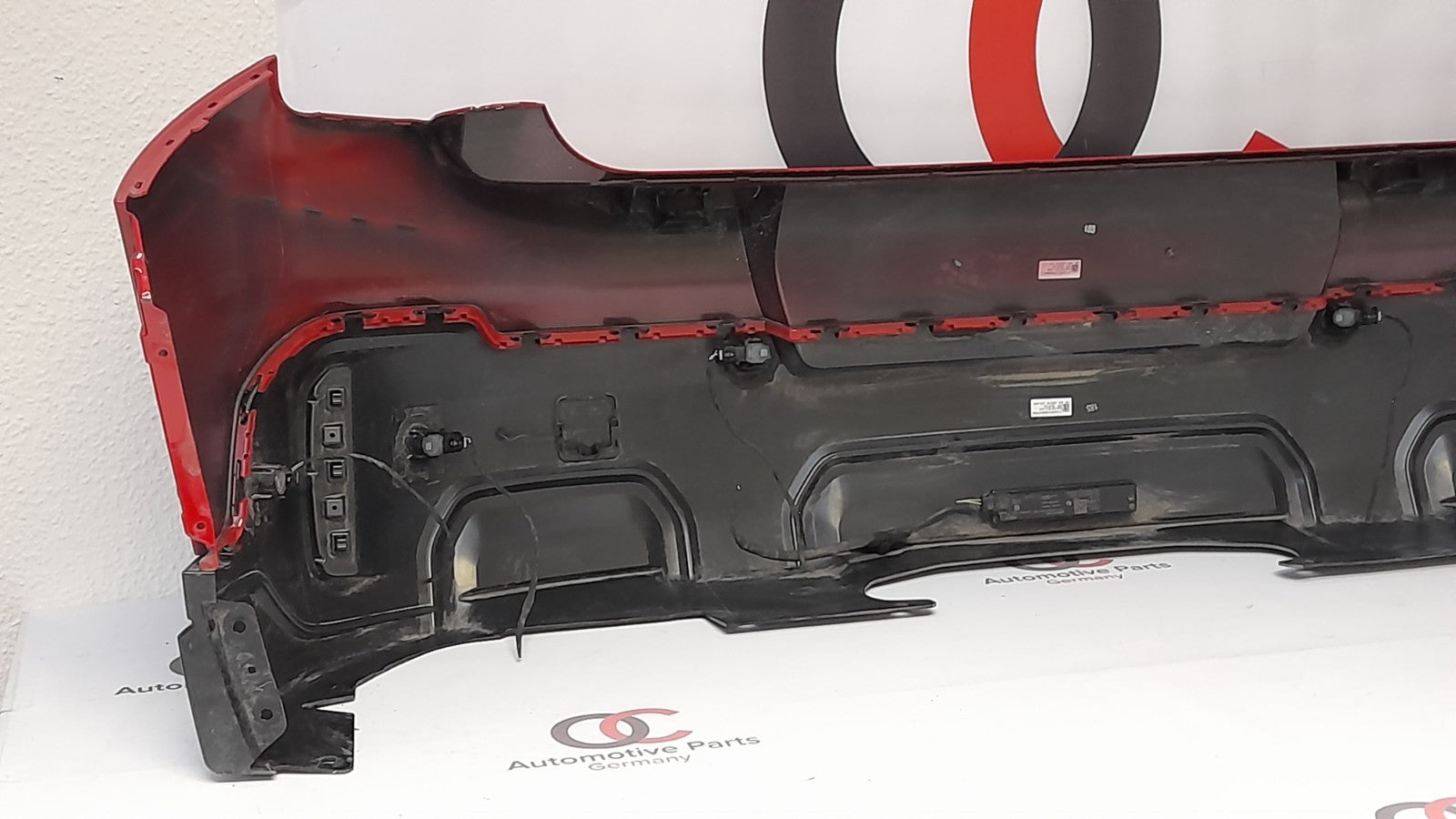 Original Mini Sport U25 Stoßfänger hinten Stoßstange bumper red PDC kamera