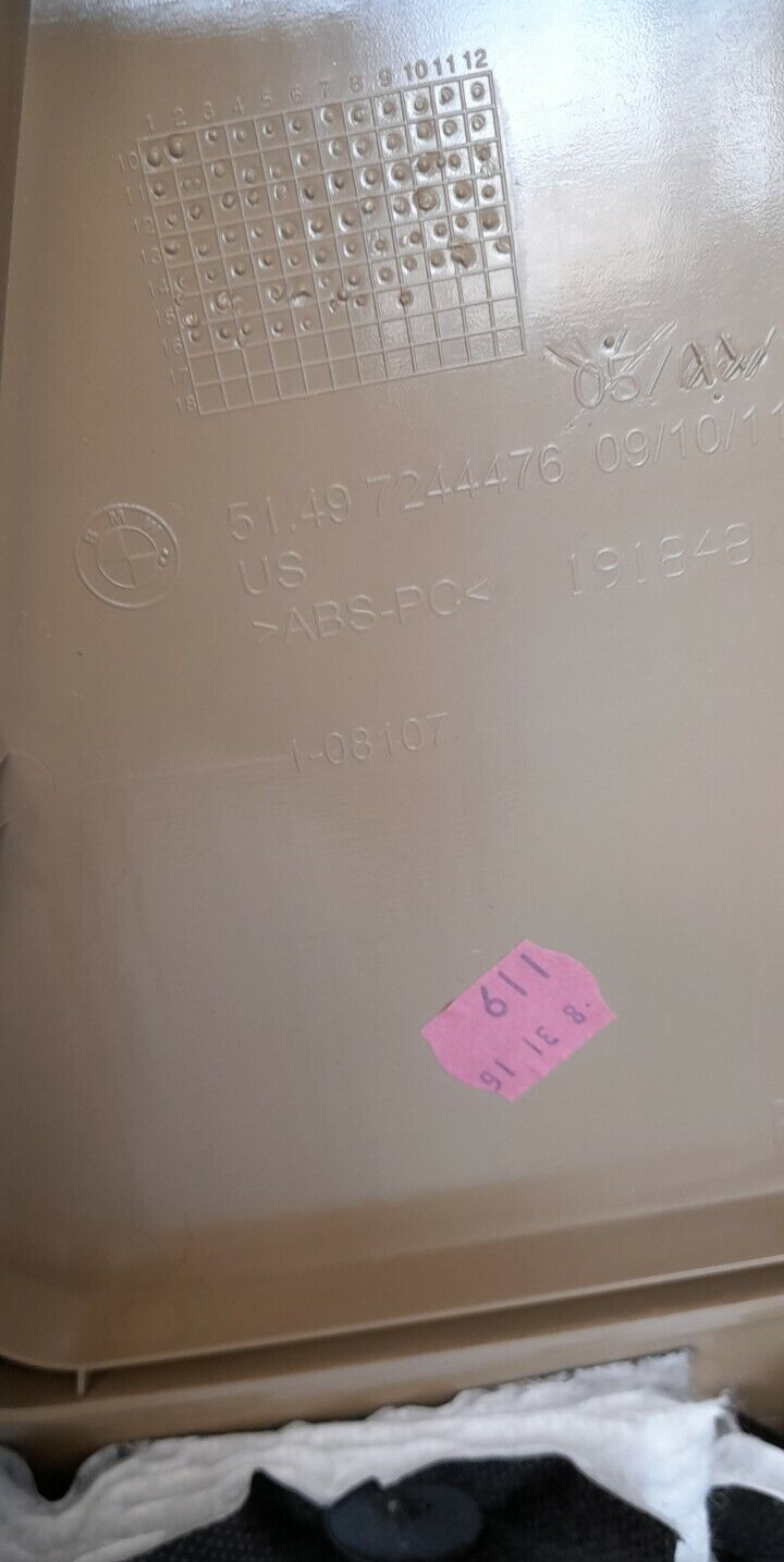 BMW X3 F25 Kofferraumabdeckung 7244476 7244475 Verkleidung Heckklappe unten