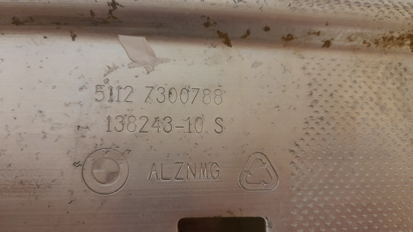 Original BMW Mini F56 F57 Träger Stossfänger hinten 7300788 Carrier, bumper rear [69]