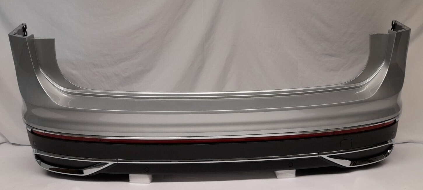 Original VW Tiguan AX1 Facelift Stoßstange Stoßfänger hinten Reflexsilber 6x PDC