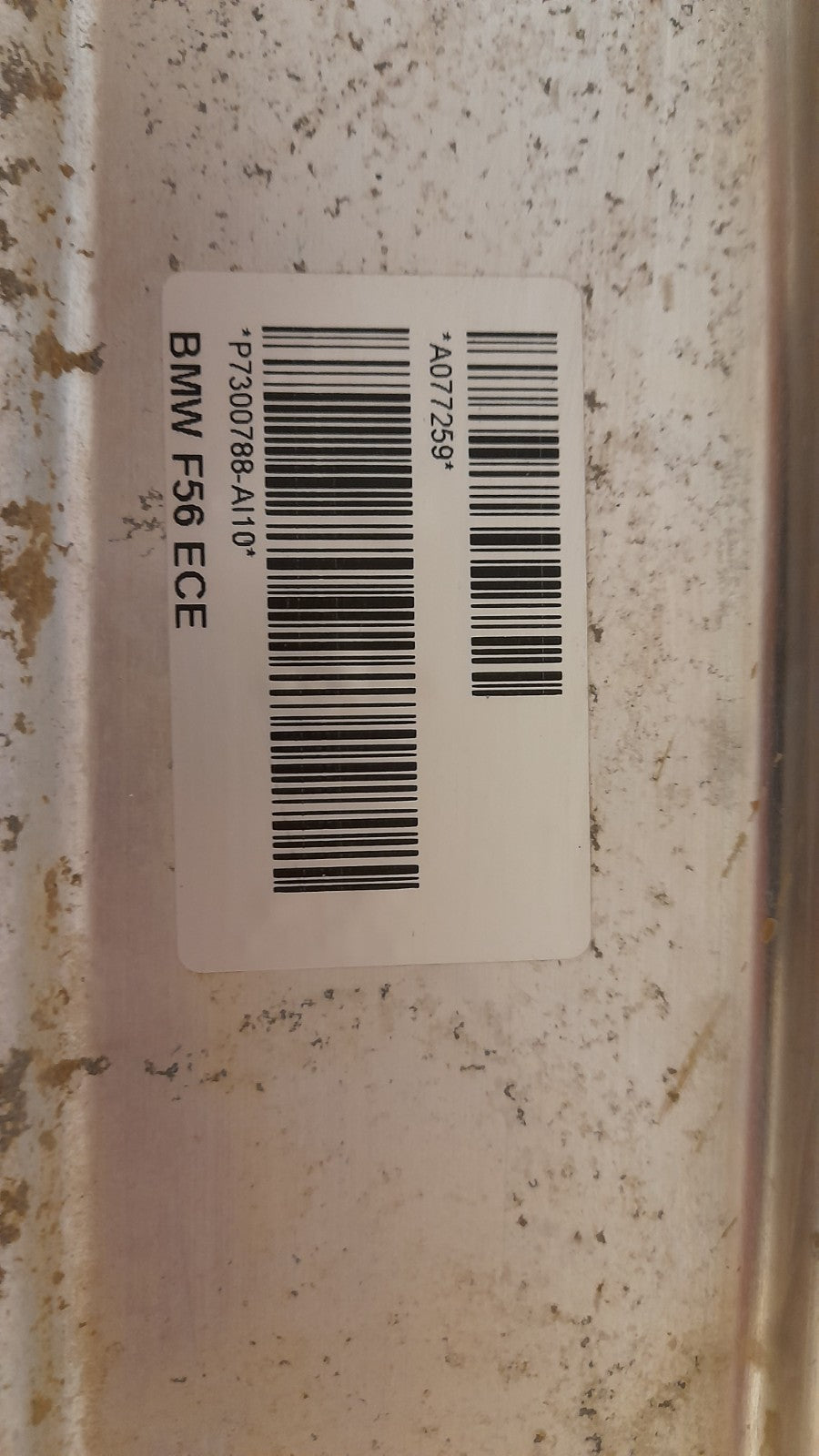 Original BMW Mini F56 F57 Träger Stossfänger hinten 7300788 Carrier, bumper rear [69]