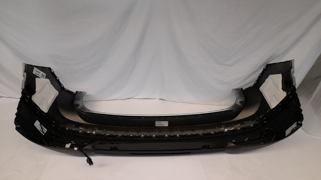 Original VW Tiguan AX1 Facelift Stoßstange Stoßfänger hinten Reflexsilber 6x PDC