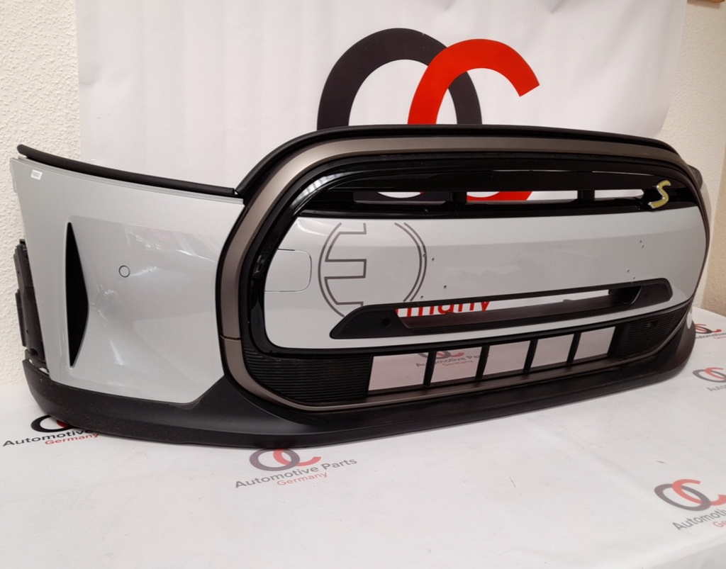 Original Mini Cabriolet F57 Cooper S Stoßfänger vorne bumper PDC white silver