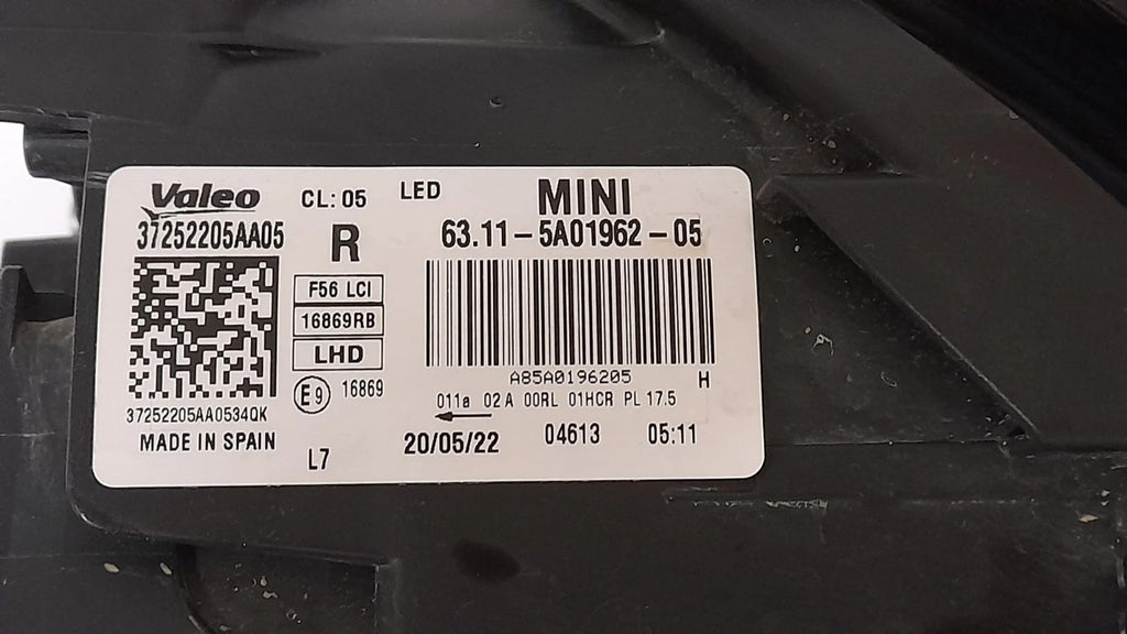 Mini COOPER  F54 F56 F55 F57 Frontscheinwerfer LED Links Rechts 5A01961 5A01962