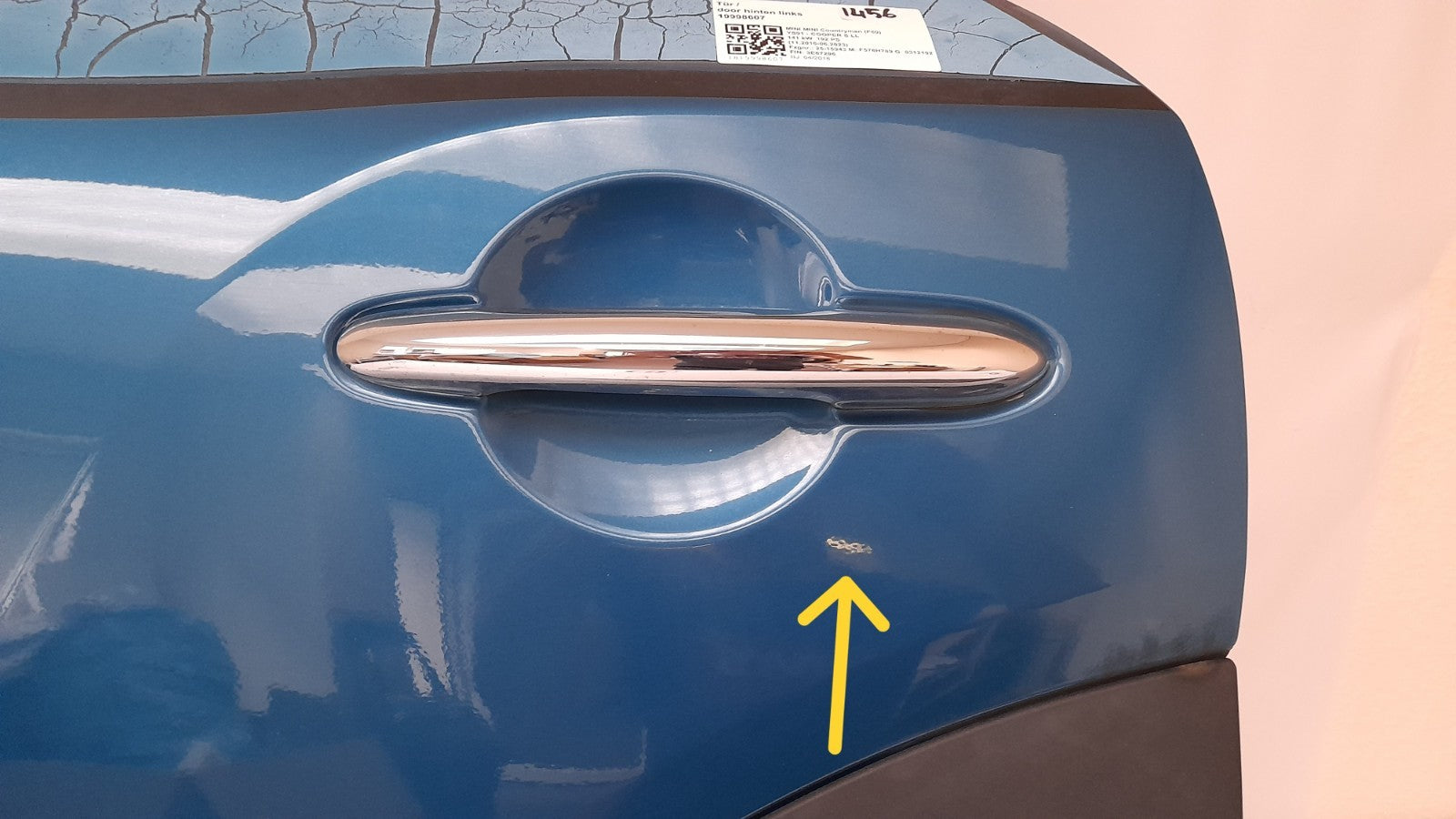 Orig. Tür Mini Countryman F60 7438597 Links Hinten Door, island-blue metallic