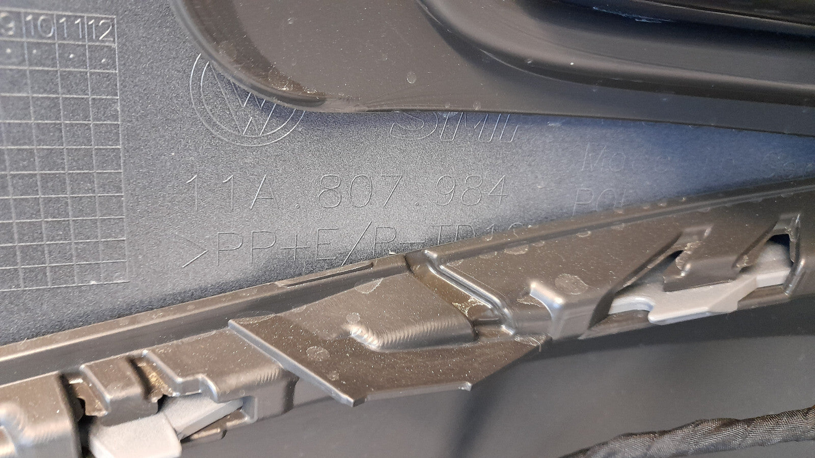 Original VW ID.4 ID.5 Stoßstange Stoßfänger hinten 4 x PDC Mondsteingrau LA7C