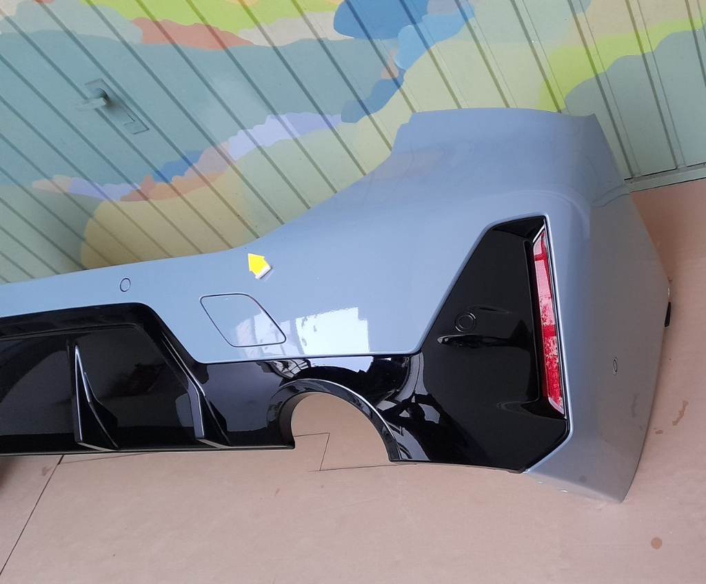 BMW 3er G20 G21 LCI M Paket Stoßstange hinten rear bumper Brooklyngrau 6*PDC