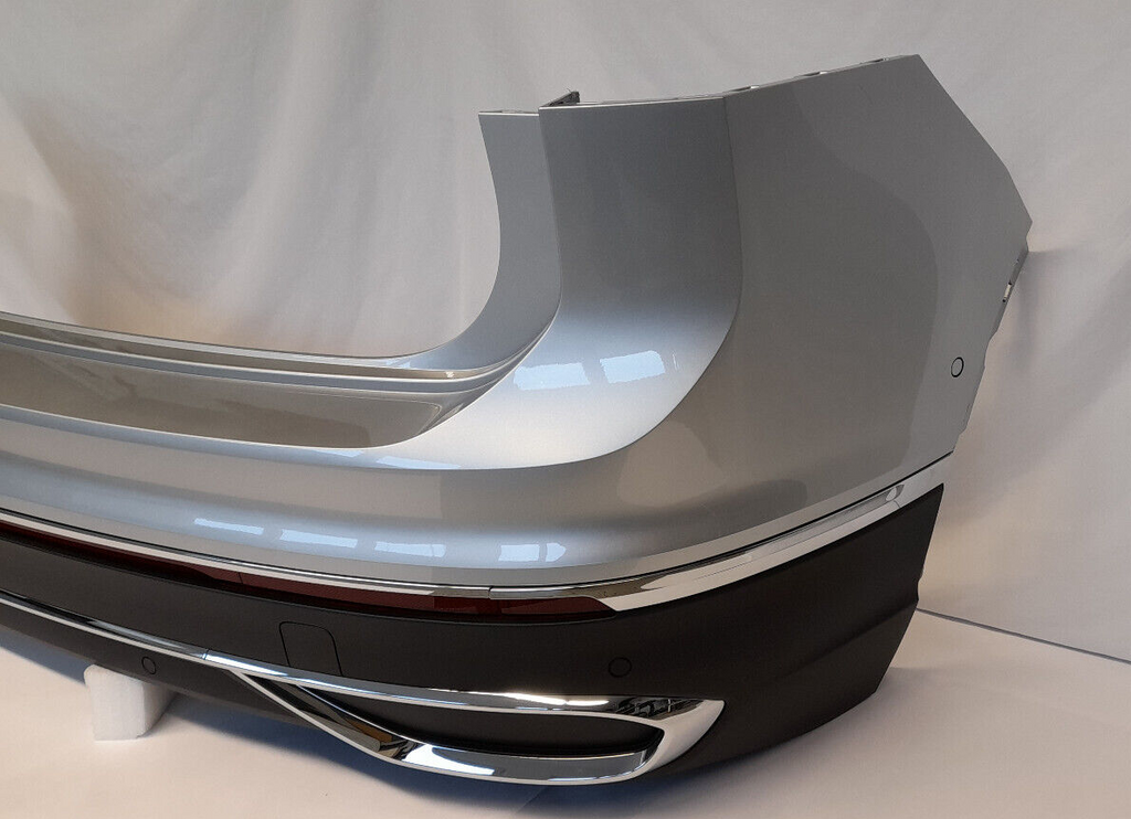 Original VW Tiguan AX1 Facelift Stoßstange Stoßfänger hinten Reflexsilber 6x PDC