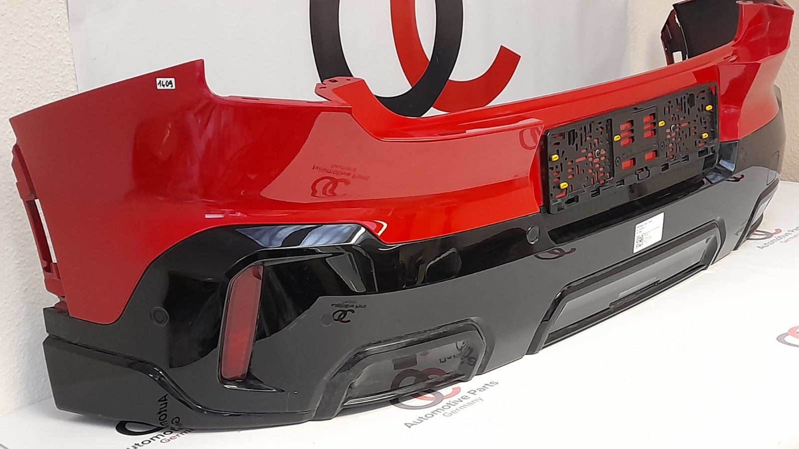 Original Mini Sport U25 Stoßfänger hinten Stoßstange bumper red PDC kamera