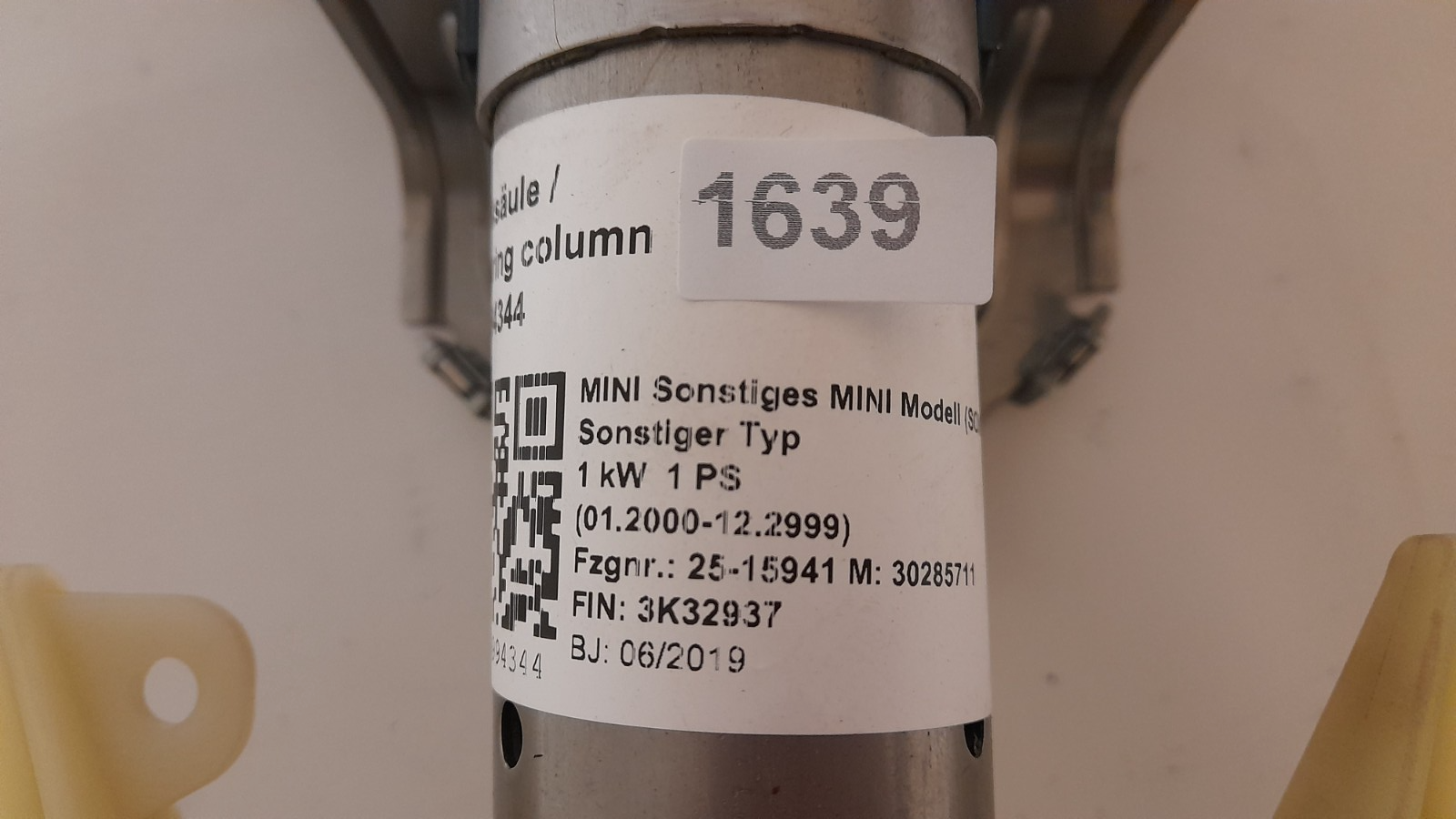Mini F60 LCI Cooper S Countryman Lenksäulenverstellung mechanisch 32306864825
