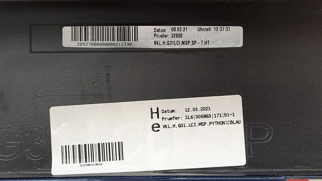 Original BMW 5er G31 LCI Touring M paket Stoßstange hinten  8080630